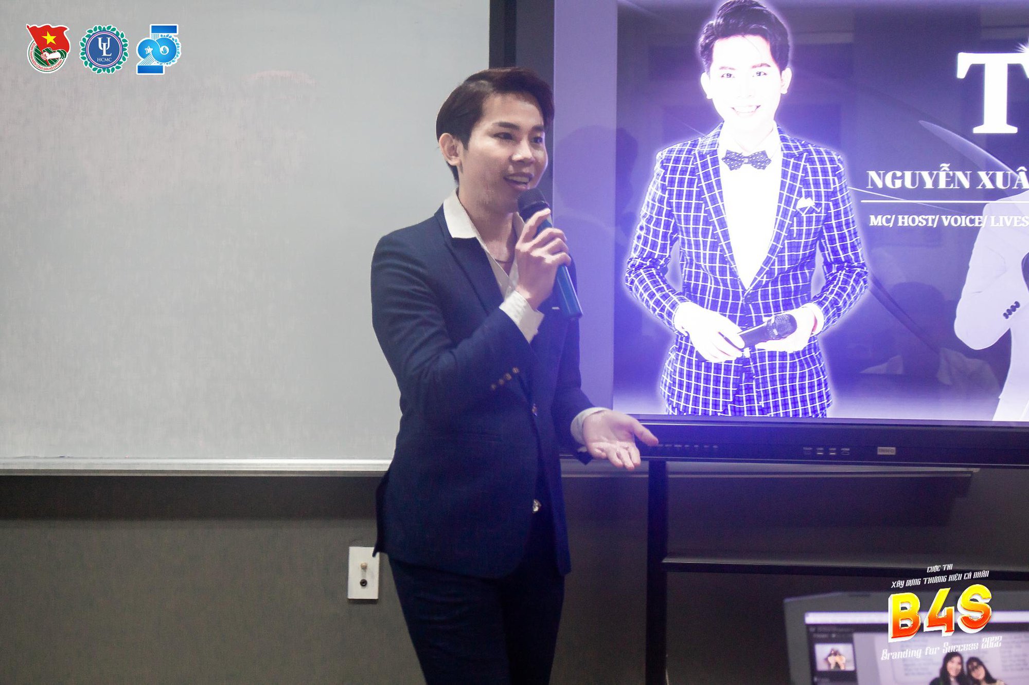 MC Xu&acirc;n T&iacute;nh đ&agrave;o tạo top 8 th&iacute; sinh v&ograve;ng chung kết &ldquo;B4S BRANDING FOR SUCCESS 2022&rdquo; - Ảnh 1.