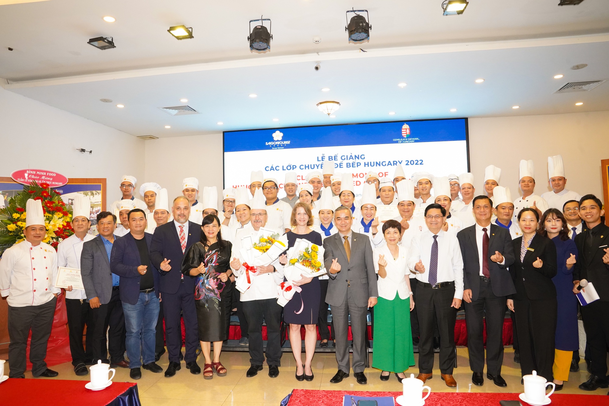 Bế giảng các lớp chuyên đề bếp Hungary tại TP HCM