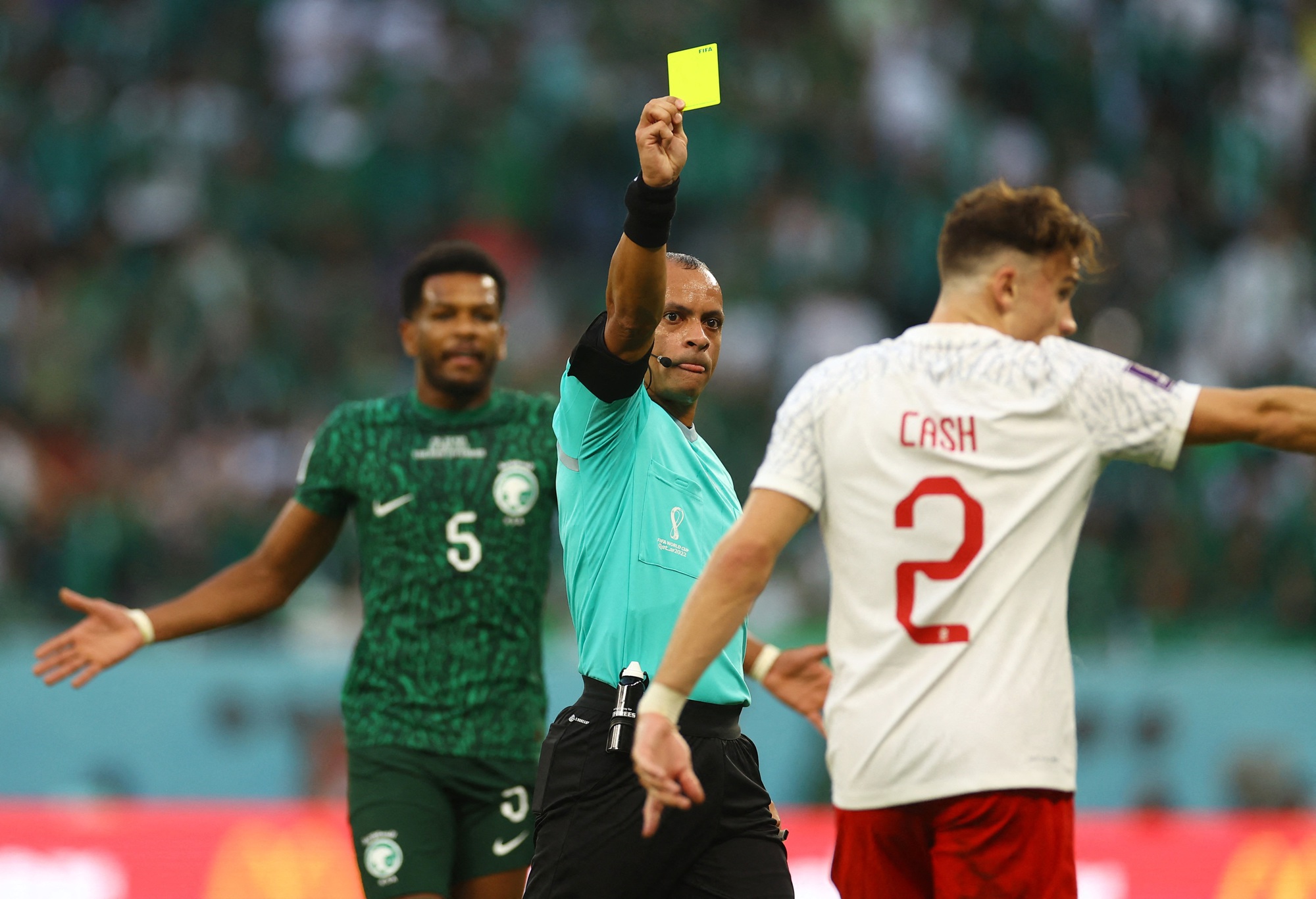 Thắng Ả Rập Saudi 2-0, Đại b&agrave;ng trắng Ba Lan bay cao s&acirc;n Al Rayyan - Ảnh 5.