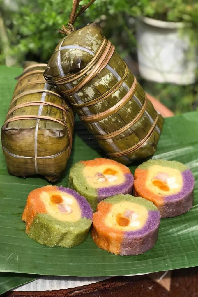 Các kiểu bánh tét miền Tây ngon không cưỡng - Ảnh 8.