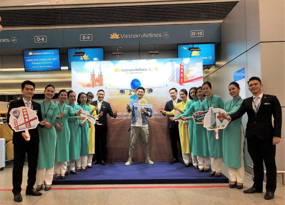 Chuyến bay đặc biệt 1 năm Vietnam Airlines mở đường bay thẳng Việt - Mỹ - Ảnh 3.