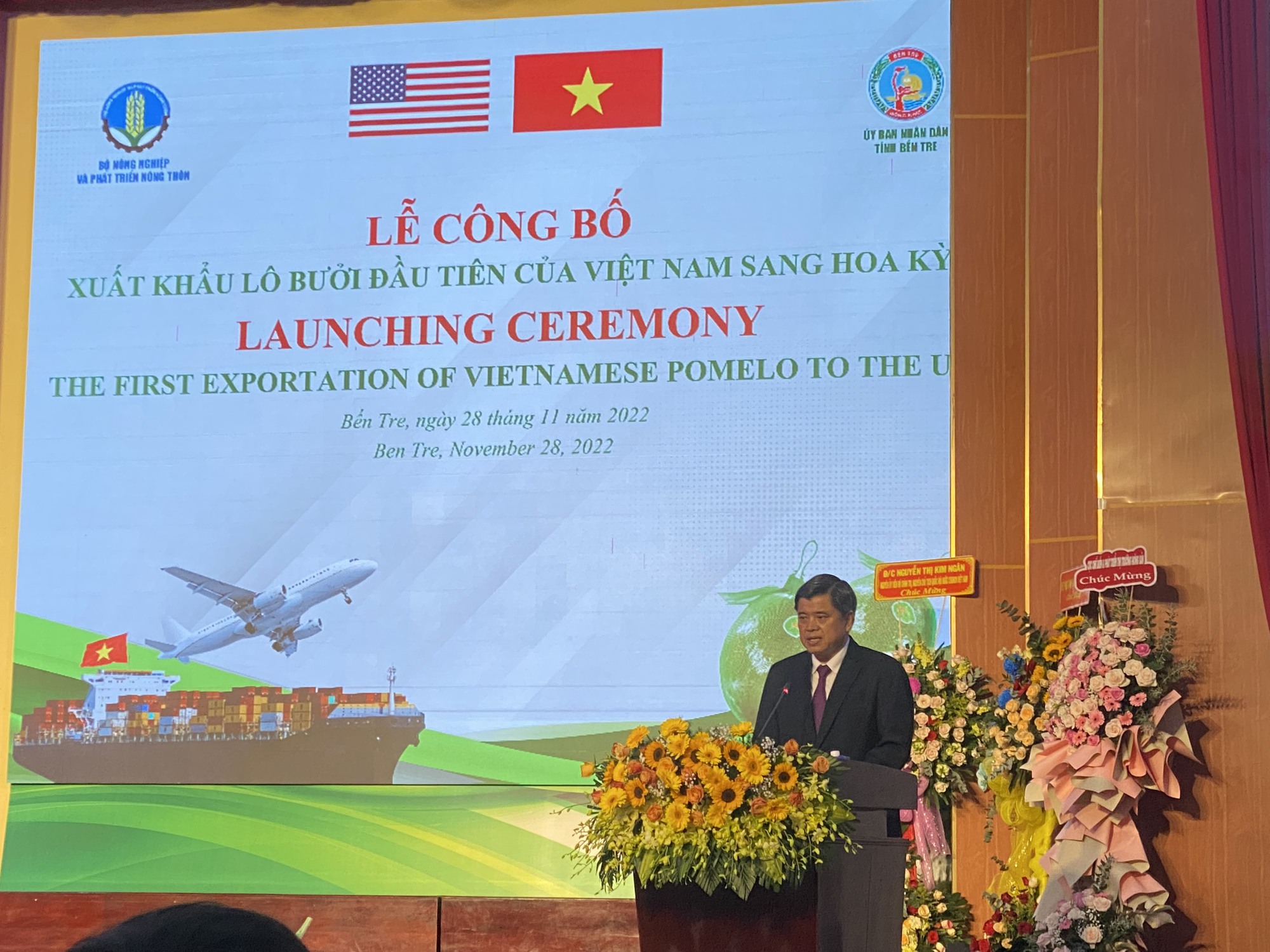 Bến Tre xuất khẩu l&ocirc; bưởi da xanh đầu ti&ecirc;n sang Hoa Kỳ - Ảnh 3.