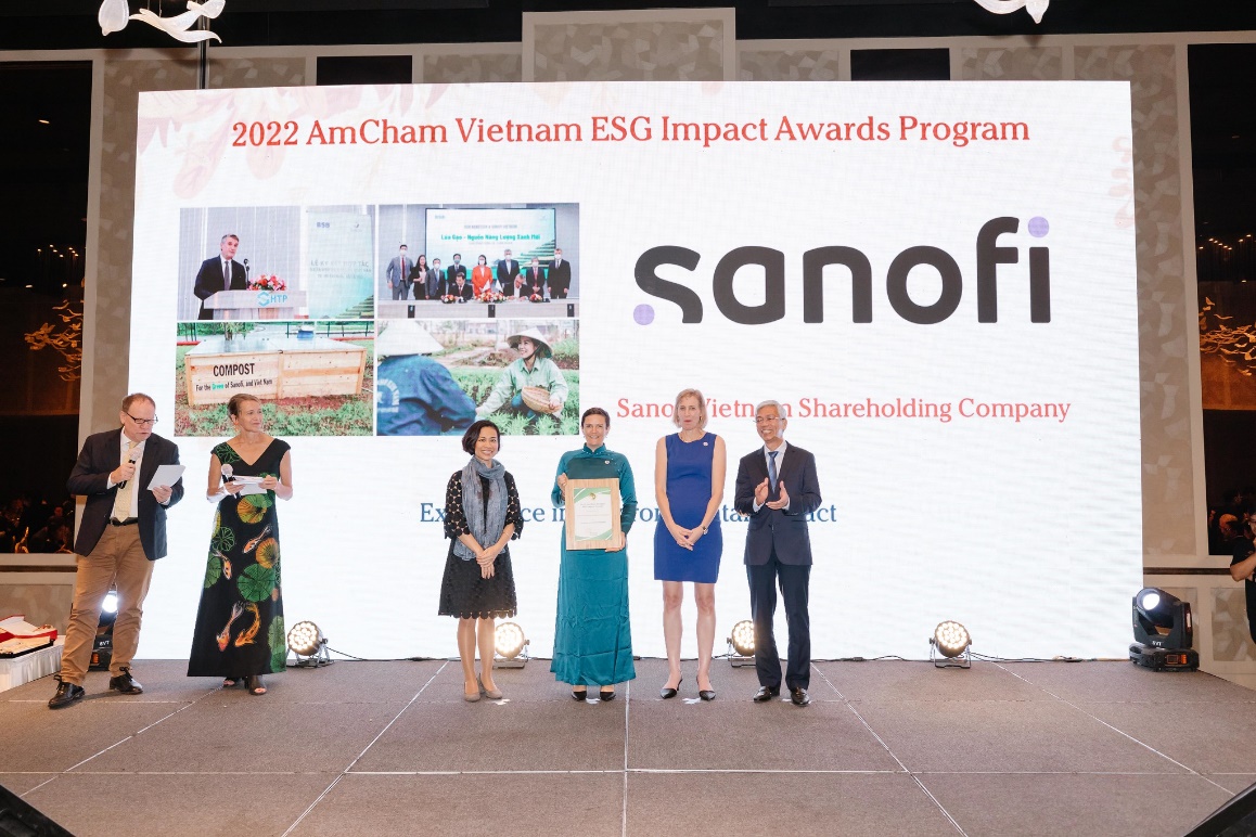 Sanofi nhận Giải thưởng Xuất sắc về tác động môi trường - Ảnh 1.