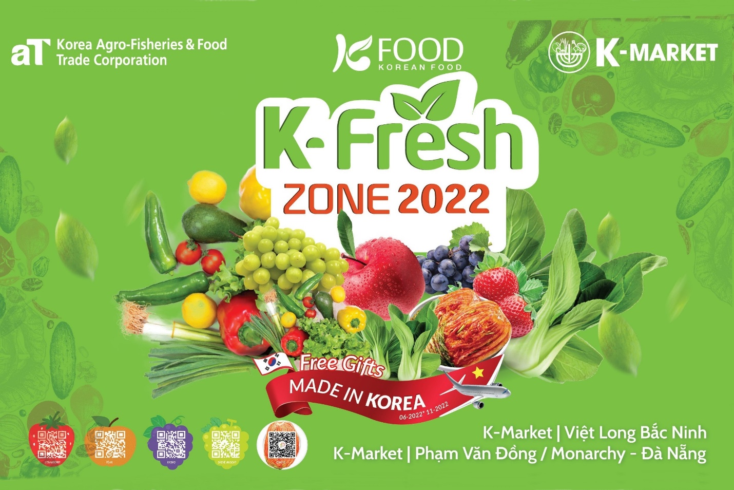 K-FRESH ZONE 2022: Cầu nối ẩm thực Việt Nam - Hàn Quốc