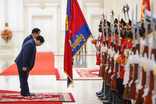 Thủ tướng Hun Sen đ&oacute;n Thủ tướng Phạm Minh Ch&iacute;nh thăm ch&iacute;nh thức Campuchia - Ảnh 6.