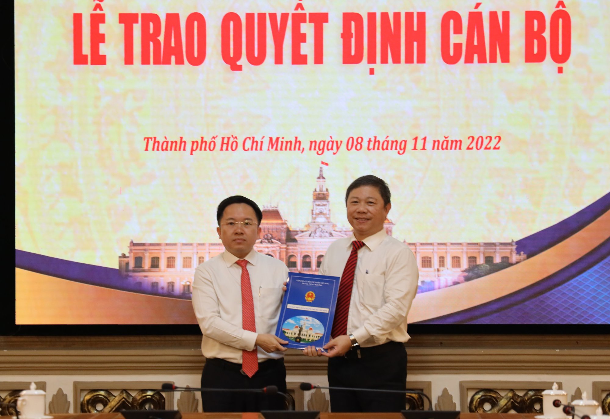 Ph&oacute; Gi&aacute;m đốc Sở Th&ocirc;ng tin v&agrave; Truyền th&ocirc;ng TP HCM đến nhận c&ocirc;ng t&aacute;c tại VTV - Ảnh 1.