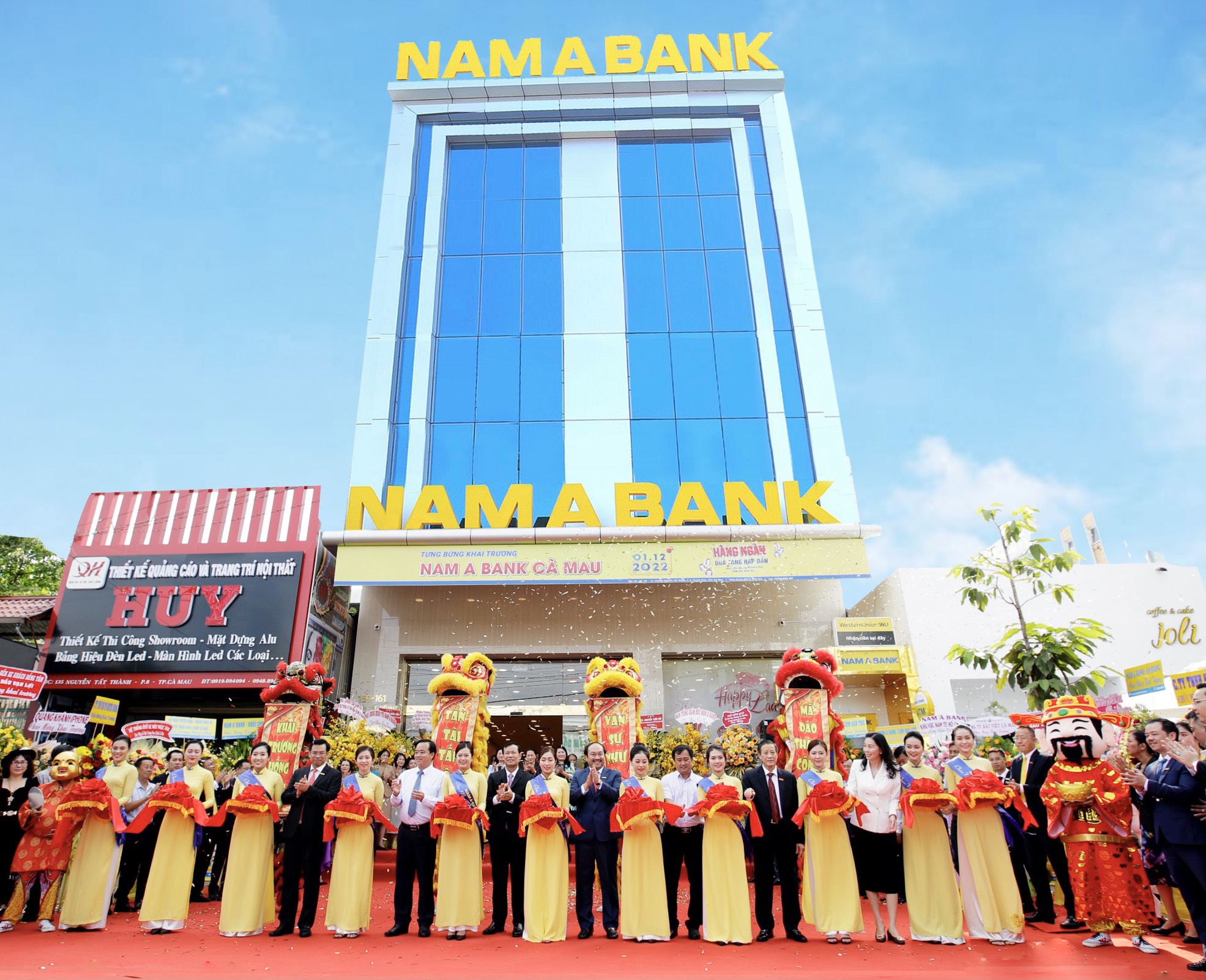 Nam A Bank đưa v&agrave;o hoạt động điểm kinh doanh mới tại T&acirc;y Nam Bộ - Ảnh 1.