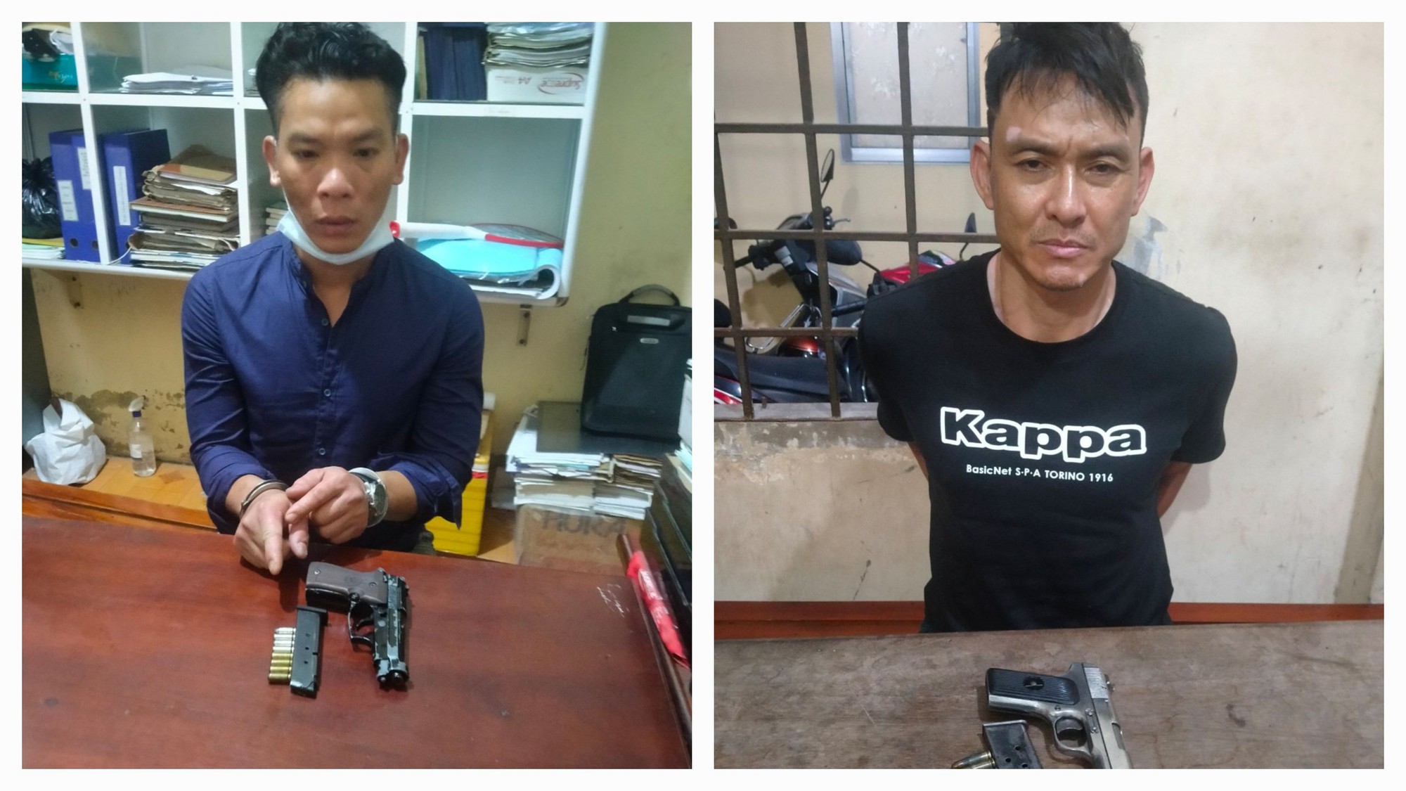 Bắt 2 đối tượng mang s&uacute;ng từ TP HCM xuống Ki&ecirc;n Giang sau khi g&acirc;y &aacute;n ở quận 7 - Ảnh 1.