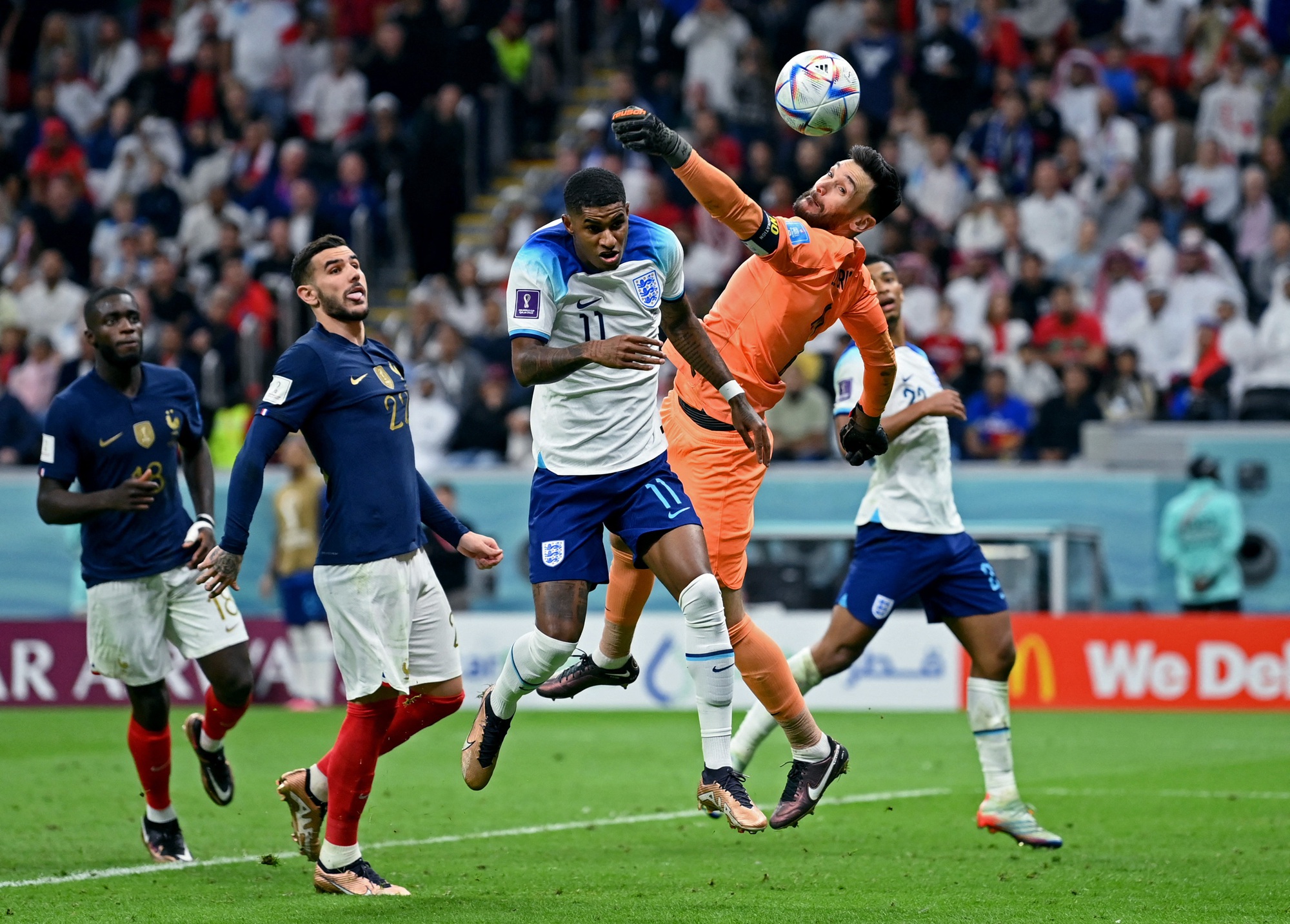 Tuyển Anh dừng bước trước đương kim v&ocirc; địch World Cup - Ảnh 4.