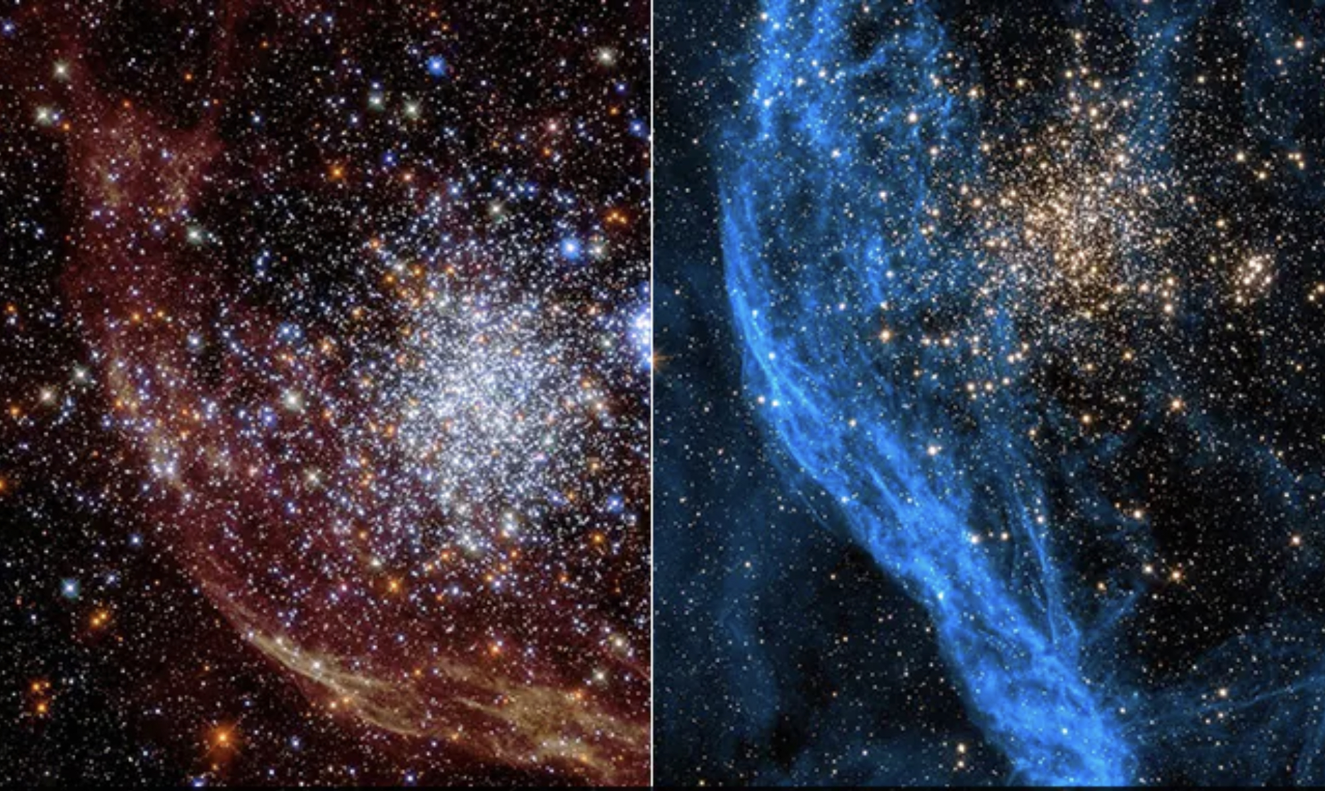 NASA chia sẻ hình ảnh ngoạn mục về cụm sao cầu 100 triệu năm tuổi
