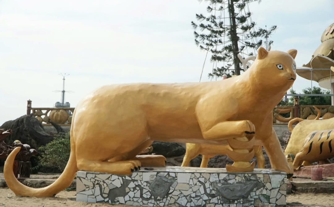 Tượng m&egrave;o giống chuột g&acirc;y tranh c&atilde;i ở Thanh H&oacute;a - Ảnh 3.