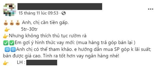 Cảnh giác chiêu trò lừa đảo mua hàng trả góp dịp cuối năm