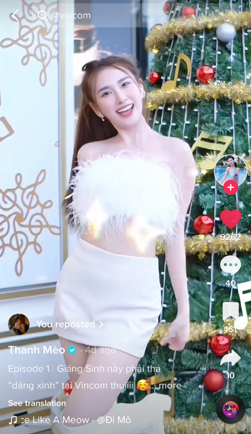 Bắt trend m&egrave;o quẩy l&ecirc;n top trending - rinh qu&agrave; Gi&aacute;ng sinh Vincom cực đỉnh - Ảnh 4.