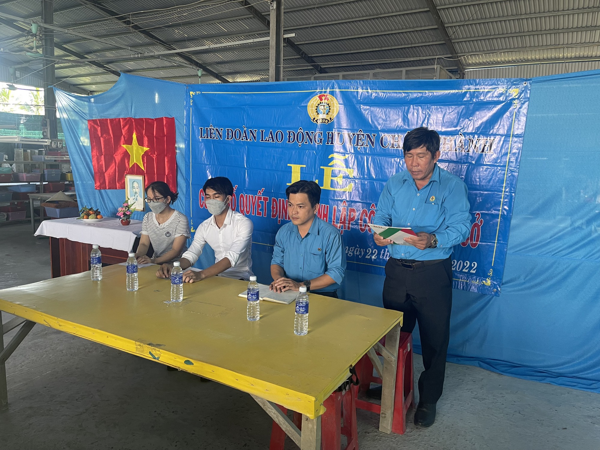 Tiền Giang: Th&agrave;nh lập C&ocirc;ng đo&agrave;n cơ sở C&ocirc;ng ty TNHH Antshell ở huyện Ch&acirc;u Th&agrave;nh - Ảnh 3.