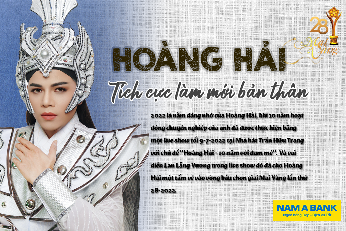 Hoàng Hải tích cực làm mới bản thân