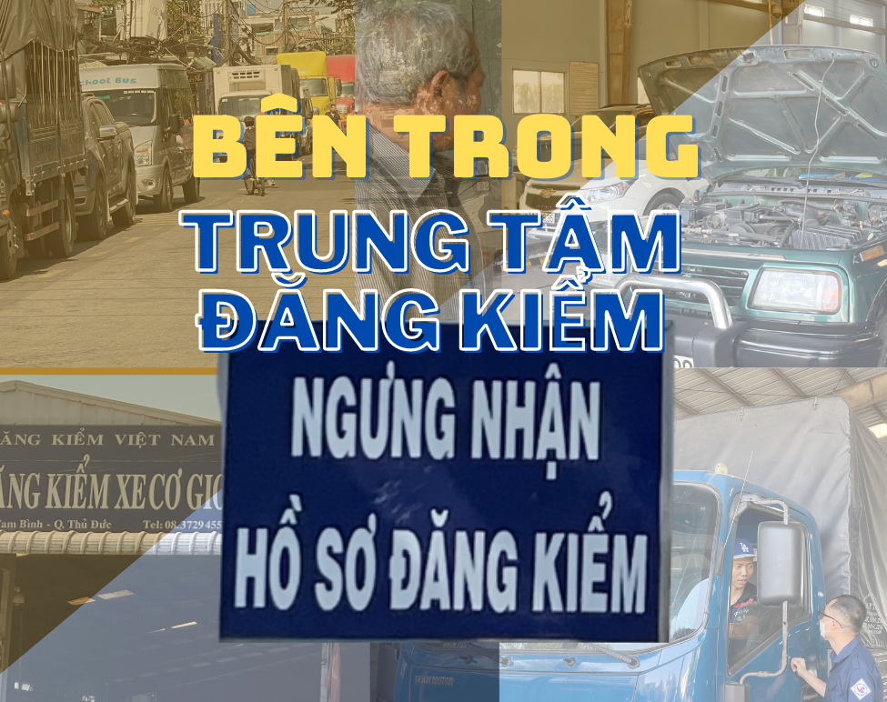 Bên trong trung tâm đăng kiểm "ngưng nhận hồ sơ" ở TP HCM