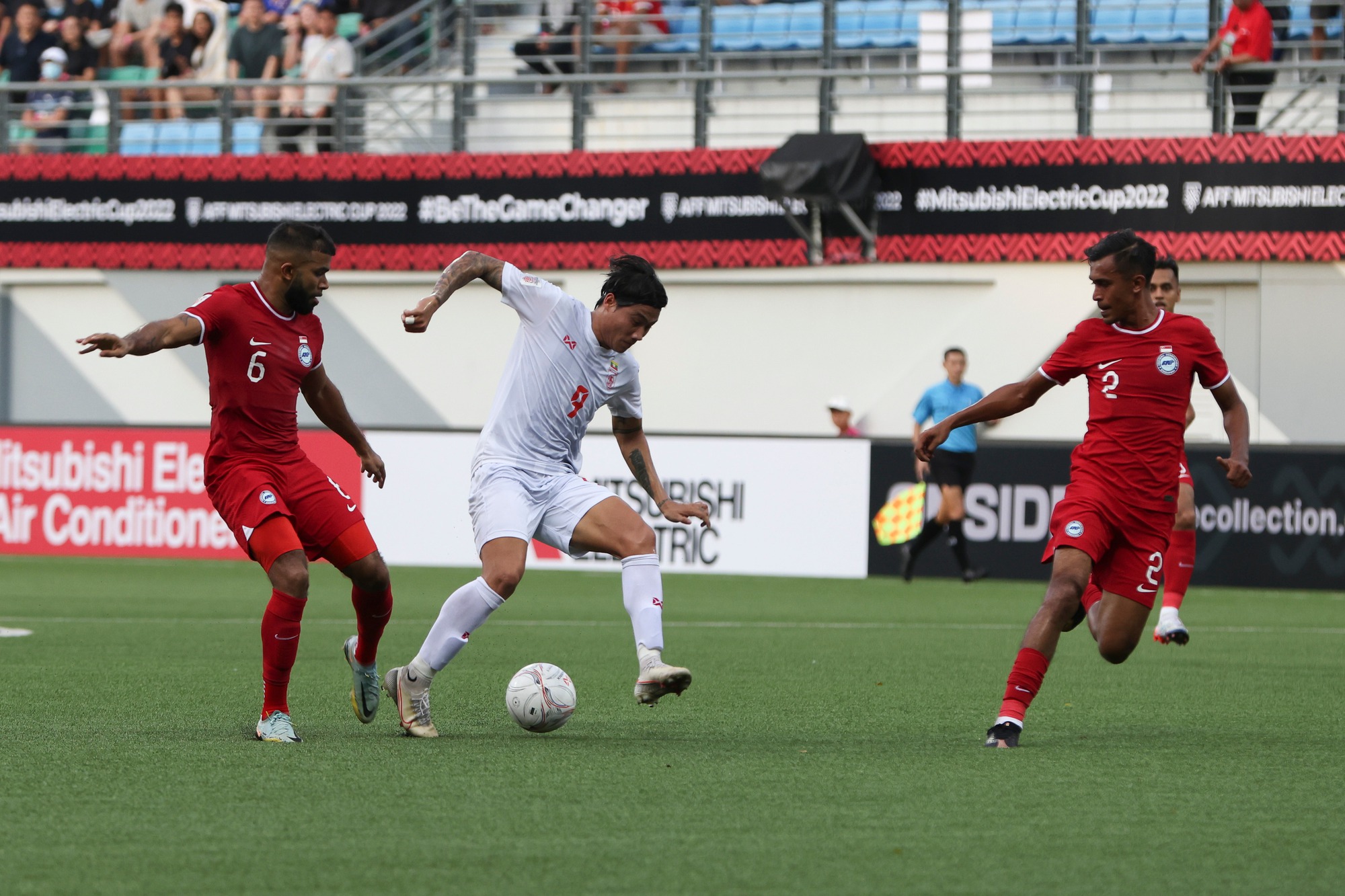 AFF Cup 2022: Singapore ngược dòng thắng kịch tính Myanmar - Ảnh 4.