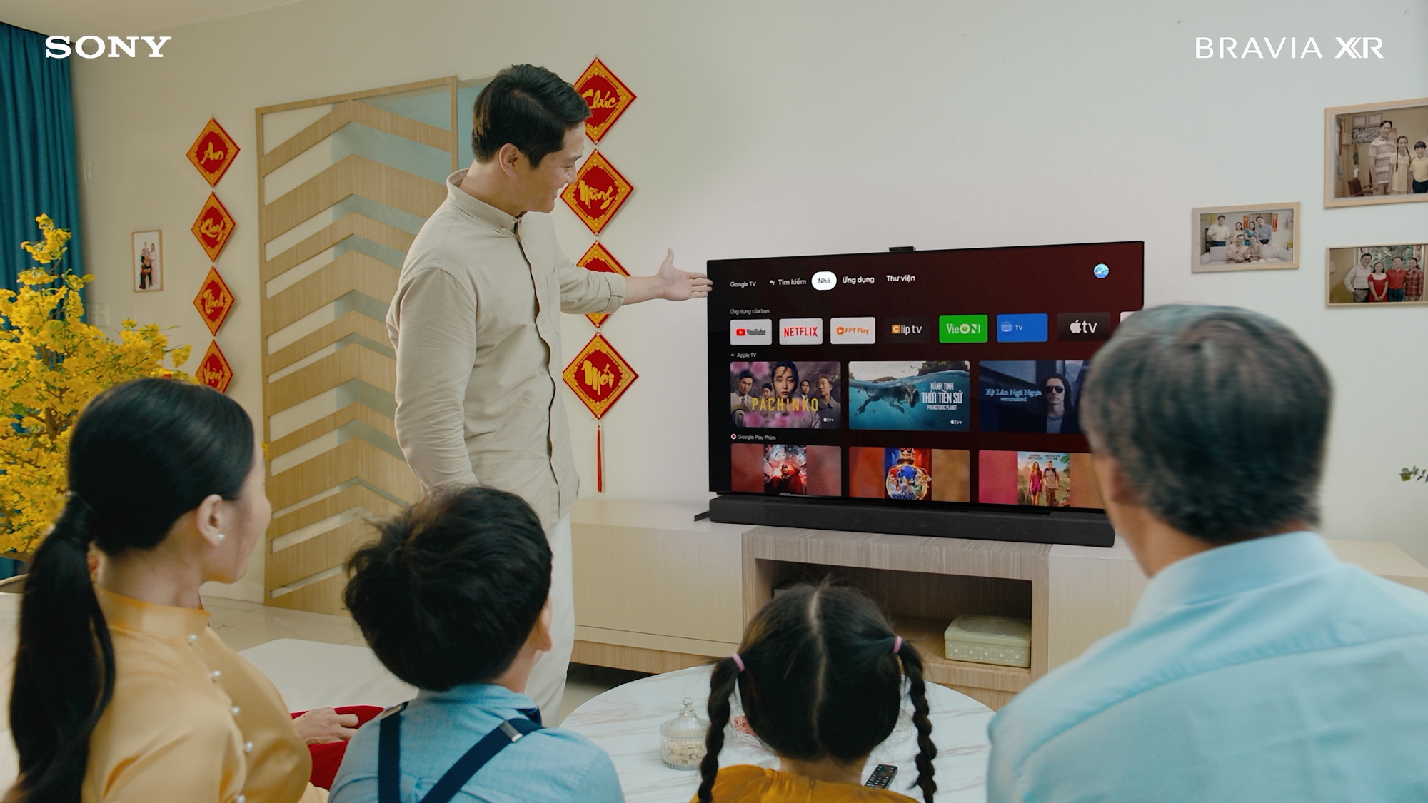 Trò chuyện video với BRAVIA CAM thông minh trên TV Sony