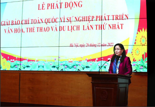 Ph&aacute;t động giải b&aacute;o ch&iacute; to&agrave;n quốc V&igrave; sự nghiệp ph&aacute;t triển văn ho&aacute;, thể thao v&agrave; du lịch - Ảnh 1.