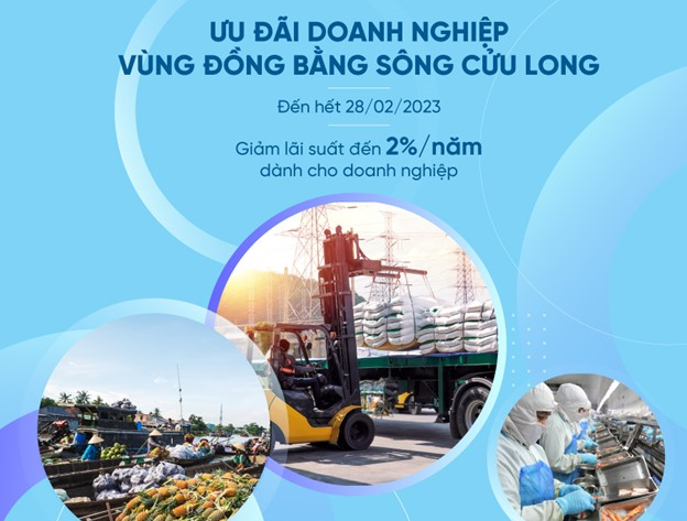 VietinBank giảm thêm 2% lãi suất cho vay doanh nghiệp vùng ĐBSCL