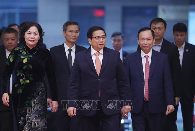 Thủ tướng dự hội nghị triển khai nhiệm vụ ngân hàng năm 2023