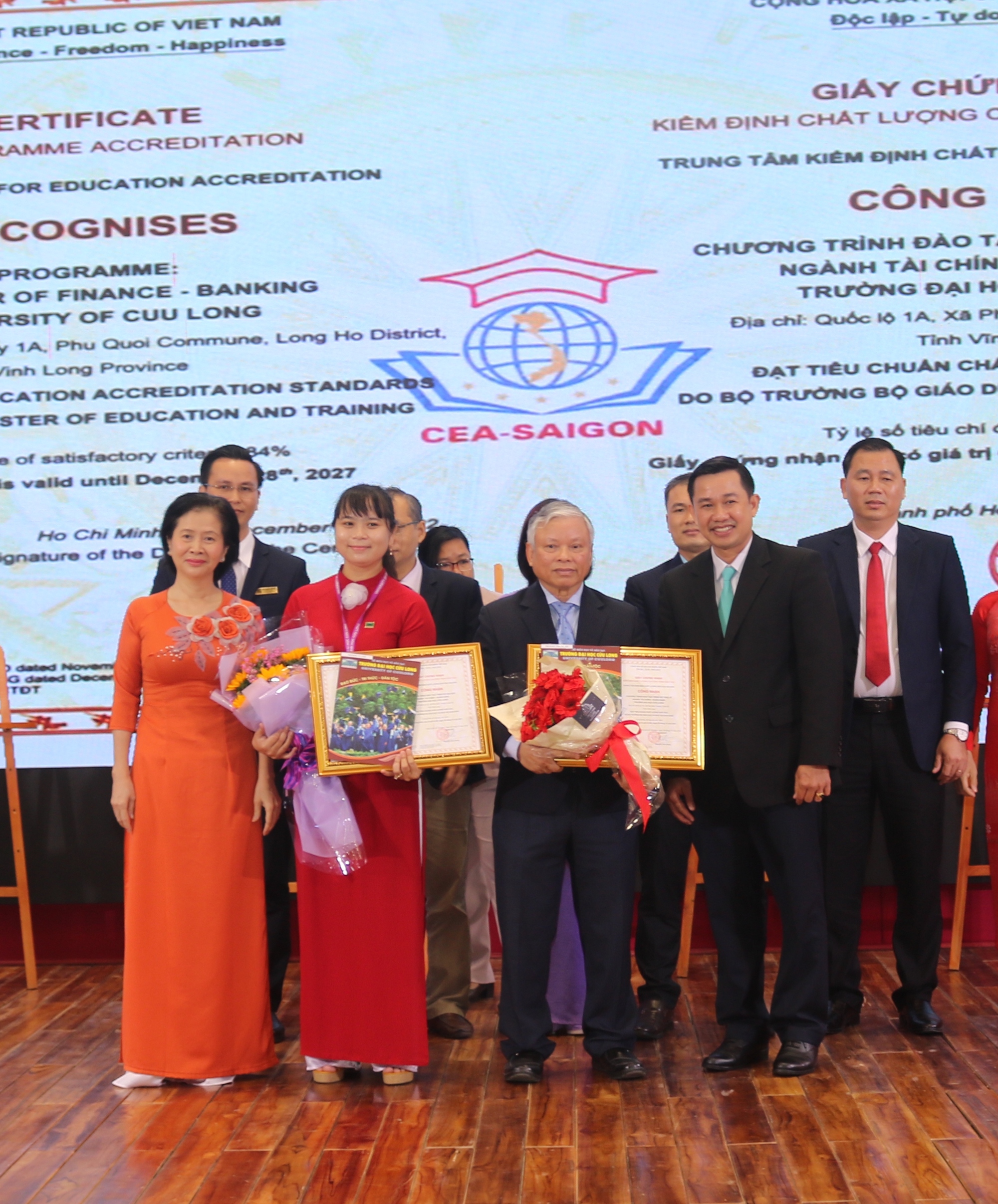 Trường ĐH Cửu Long nhận giấy chứng nhận kiểm định chất lượng 7 chương tr&igrave;nh đ&agrave;o tạo - Ảnh 3.