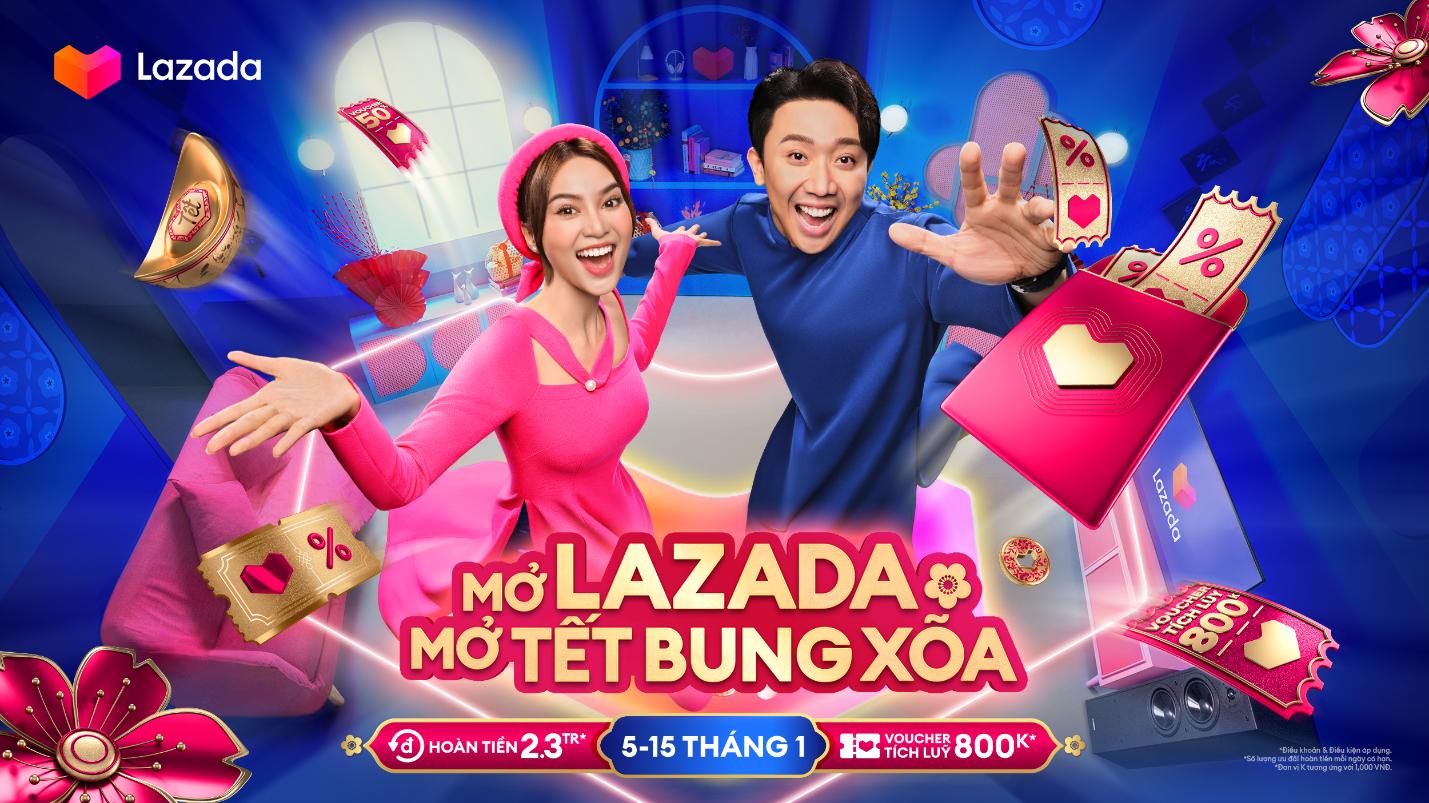 Lazada ưu đãi hoàn tiền đến 2,3 triệu đồng tại Lễ hội mua sắm Tết 2023