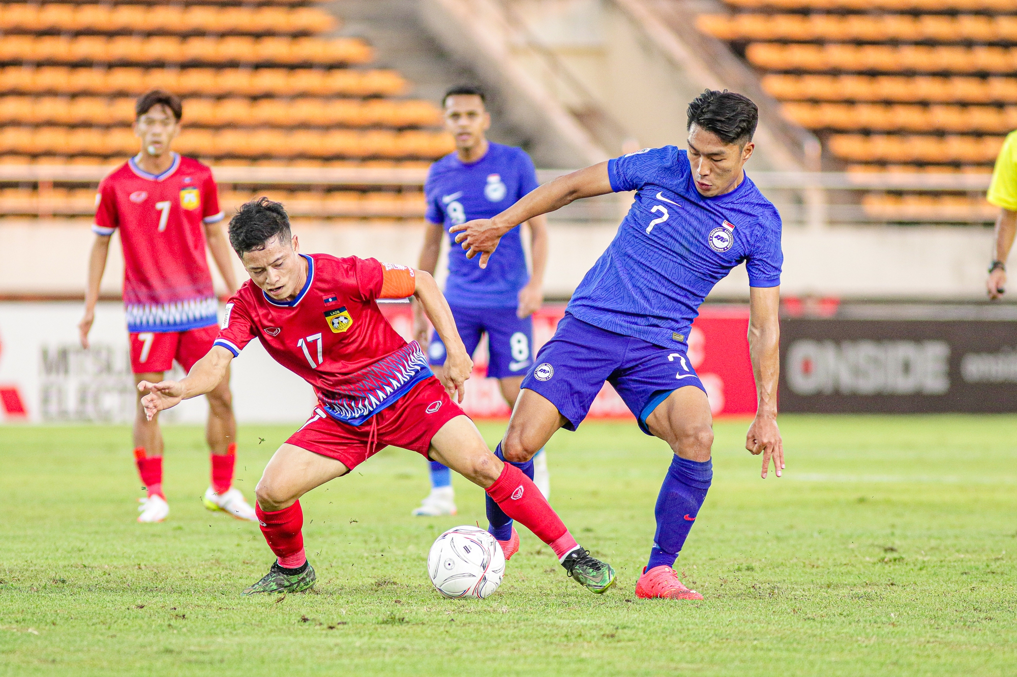 "Messi Lào" không thể giúp đội nhà có chiến thắng ở AFF Cup 2022