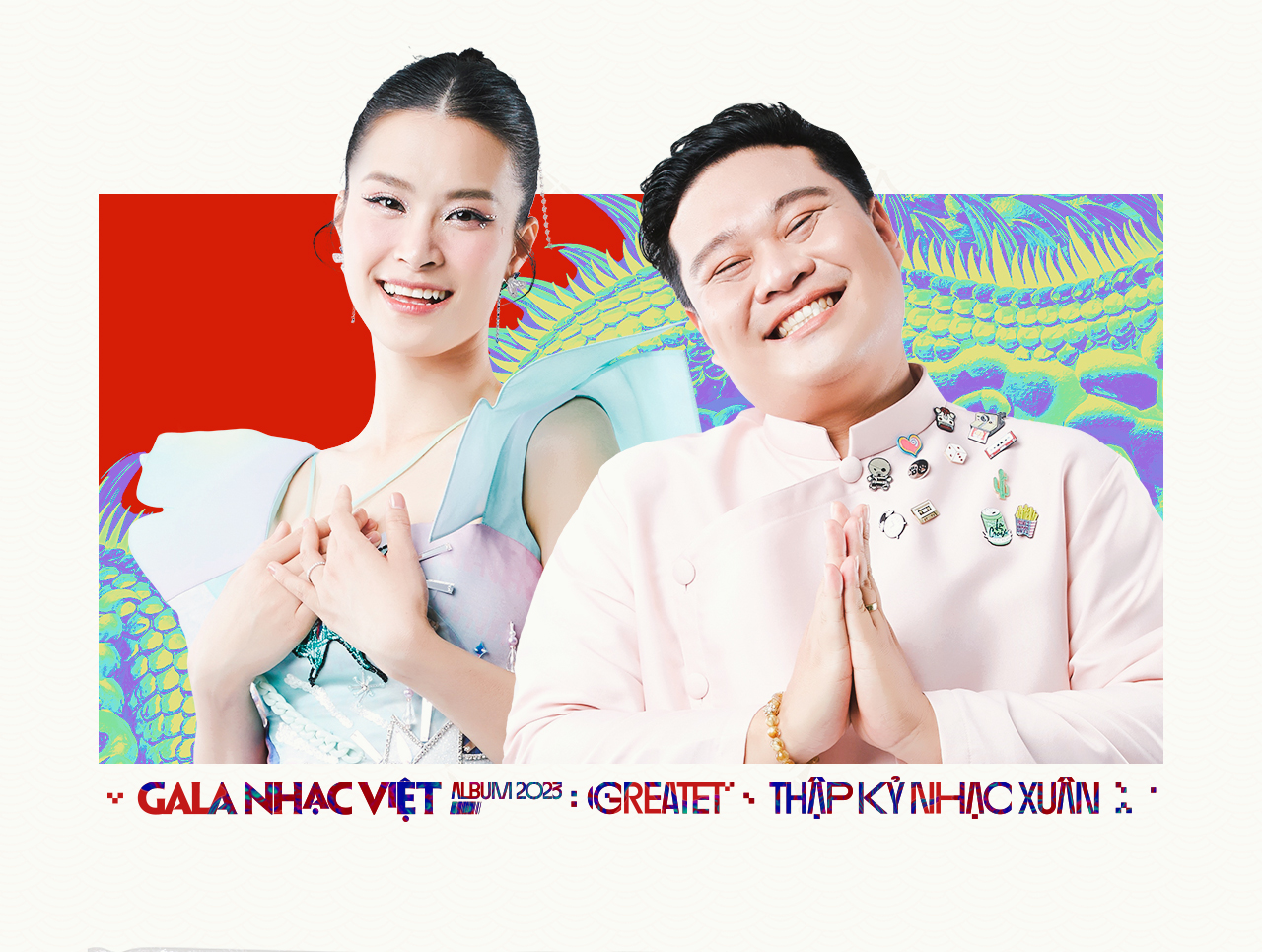 Album hit Tết đầu năm 2023 quy tụ 20 nghệ sĩ với nhiều tiết mục th&uacute; vị - Ảnh 2.