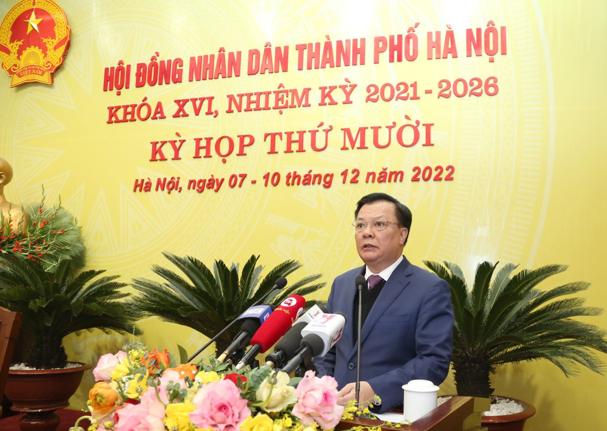 B&iacute; thư H&agrave; Nội Đinh Tiến Dũng n&oacute;i về ảnh hưởng do biến động l&atilde;nh đạo chủ chốt - Ảnh 2.