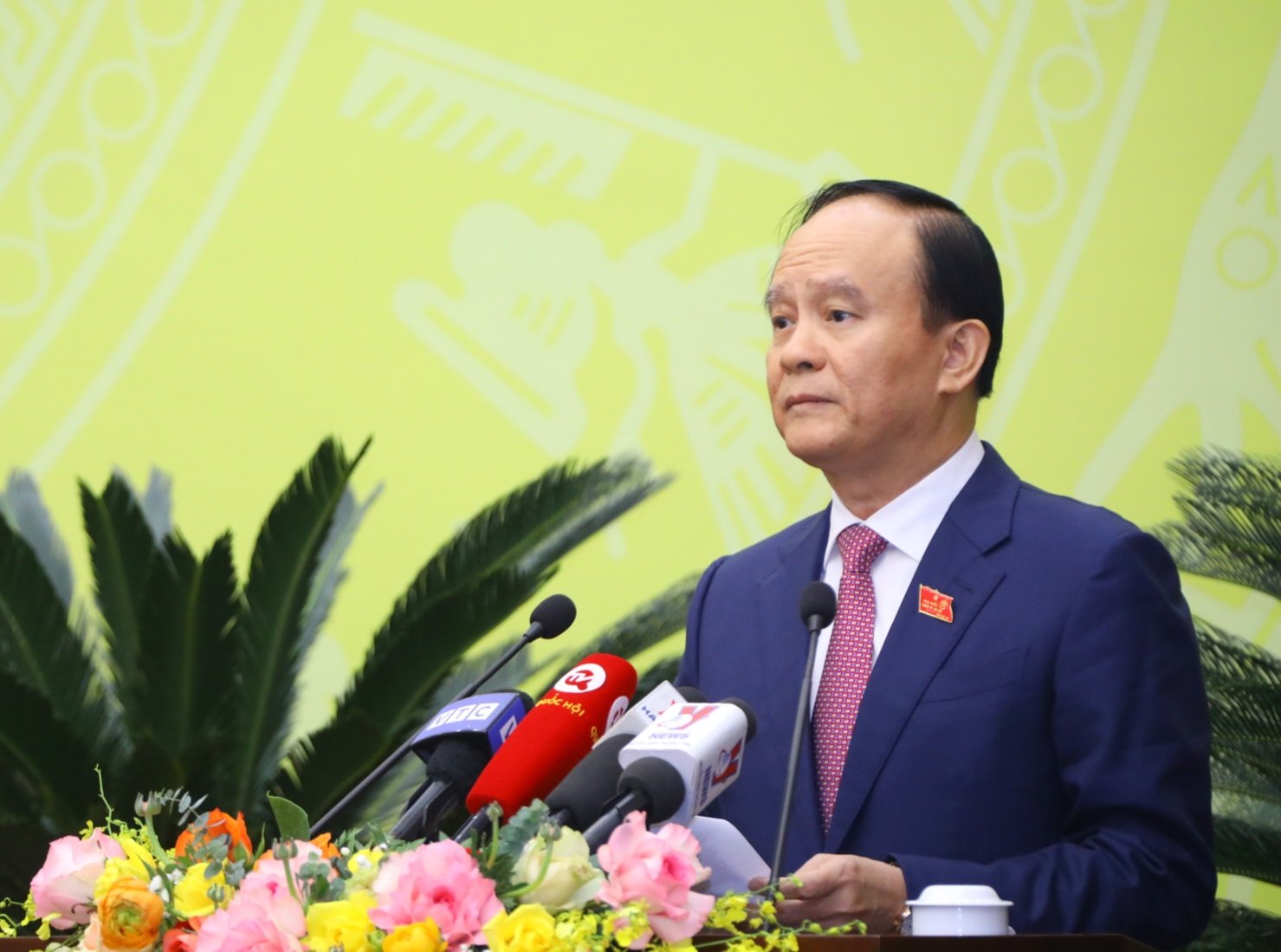 B&iacute; thư H&agrave; Nội Đinh Tiến Dũng n&oacute;i về ảnh hưởng do biến động l&atilde;nh đạo chủ chốt - Ảnh 1.