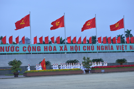 Lễ thượng cờ s&aacute;ng M&ugrave;ng Một Tết tại Quảng trường Ba Đ&igrave;nh - Ảnh 20.