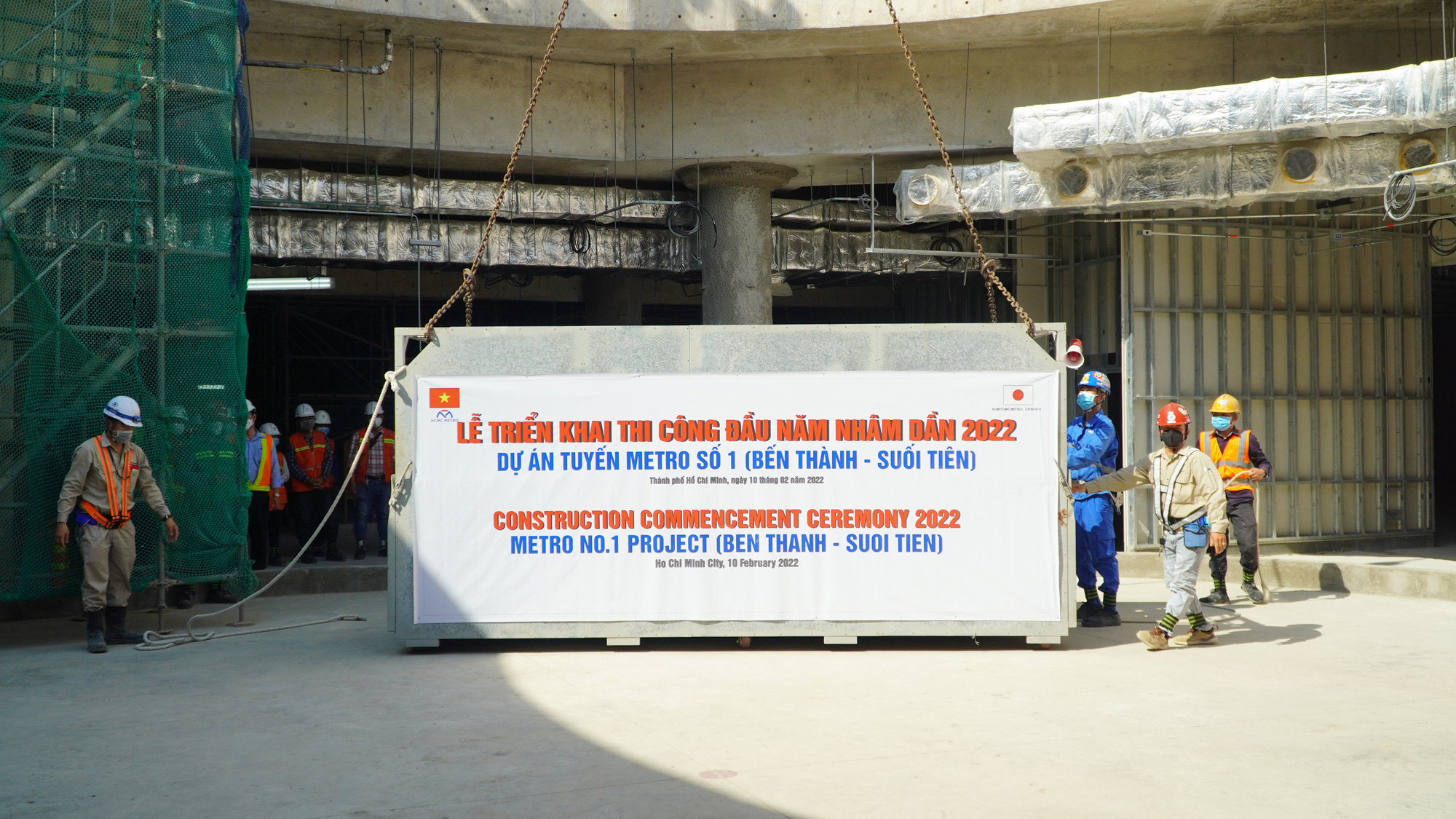 Triển khai thi công tuyến Metro số 1 đầu năm Nhâm Dần