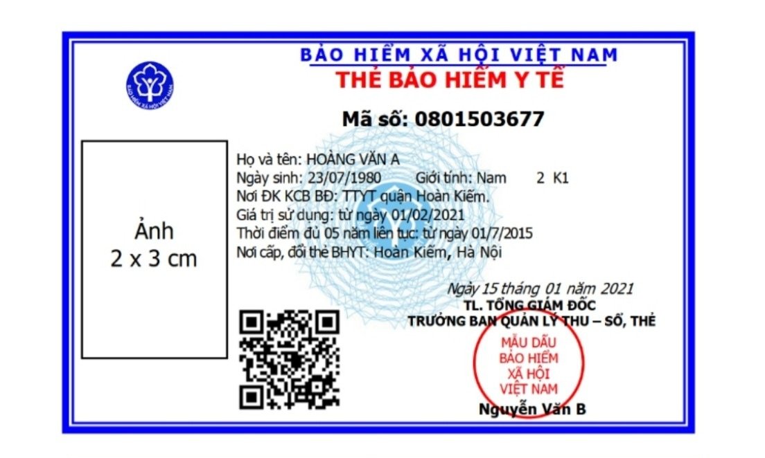Từ ngày 11-2 ai được cấp thẻ bảo hiểm y tế mẫu mới?