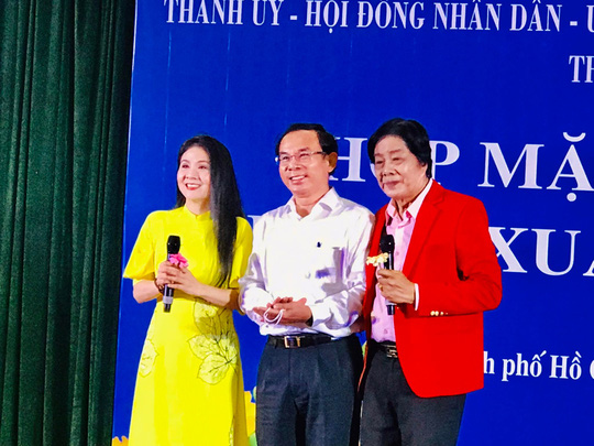 Lãnh đạo TP HCM lắng nghe tâm tư, nguyện vọng của văn nghệ sĩ - Ảnh 4.