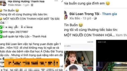 Đang sống bình thường, tá hỏa thấy mình bị dựng chuyện tử vong ở Đài Loan
