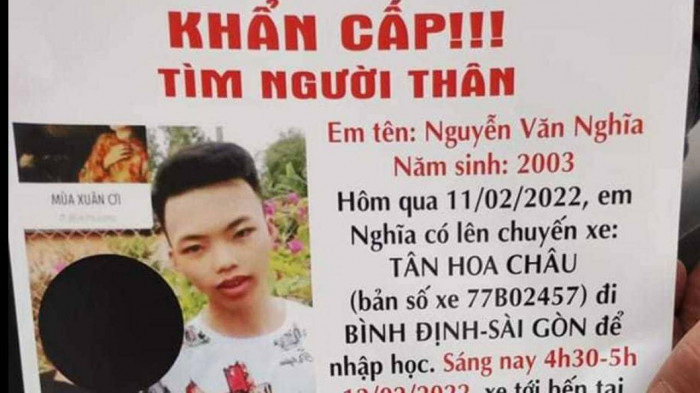 Đến TP HCM nhập học, nam sinh viên mất tích bí ẩn