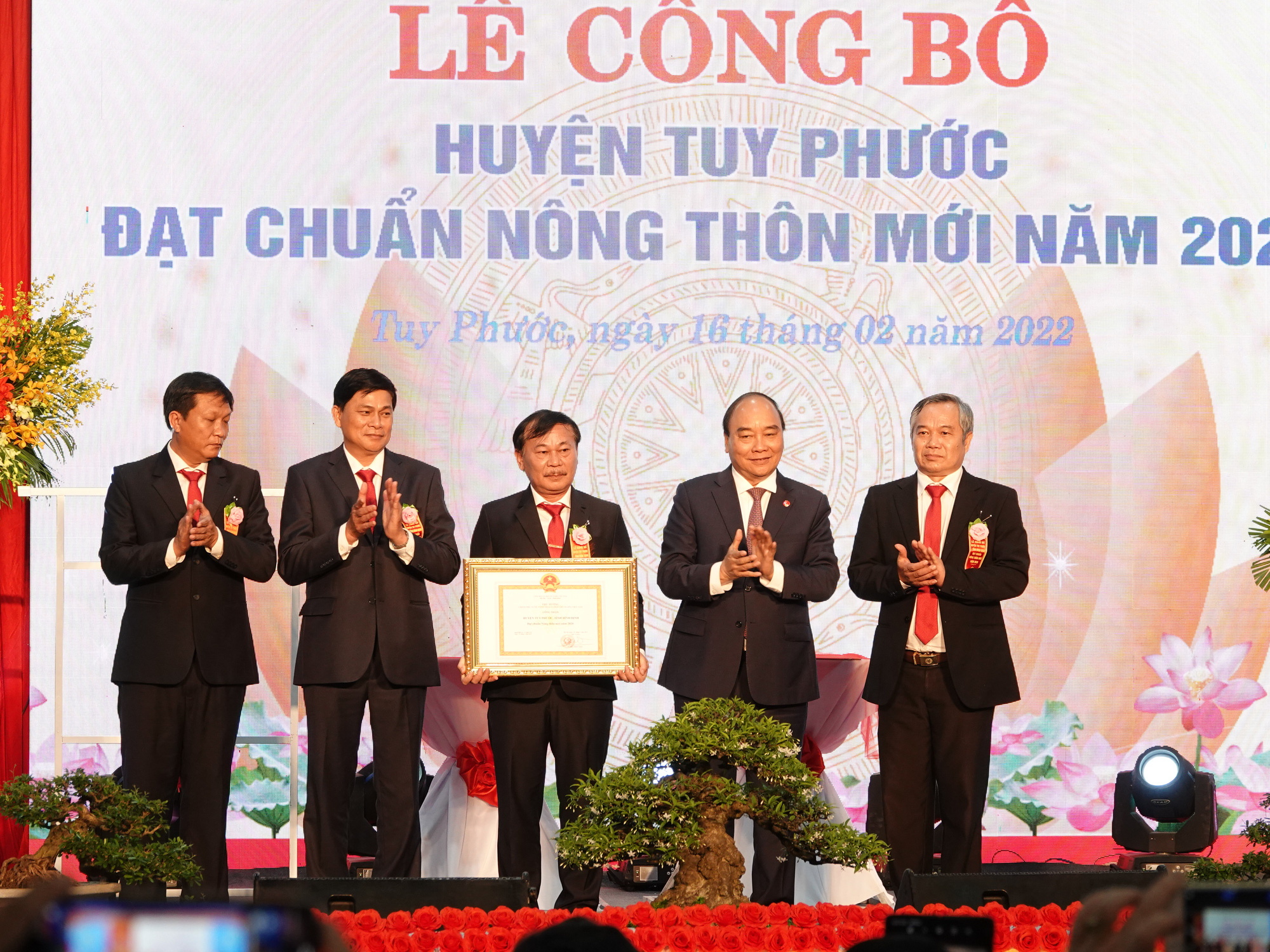 Chủ tịch nước: Huyện Tuy Phước - Bình Định cần đột phá hơn nữa trong phát triển