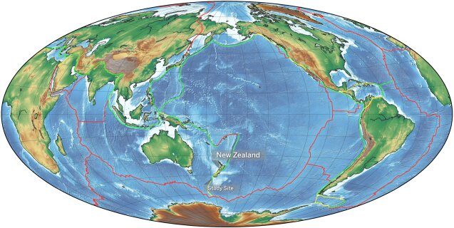 Ngoài khơi New Zealand, Trái Đất đang tự nuốt đại dương