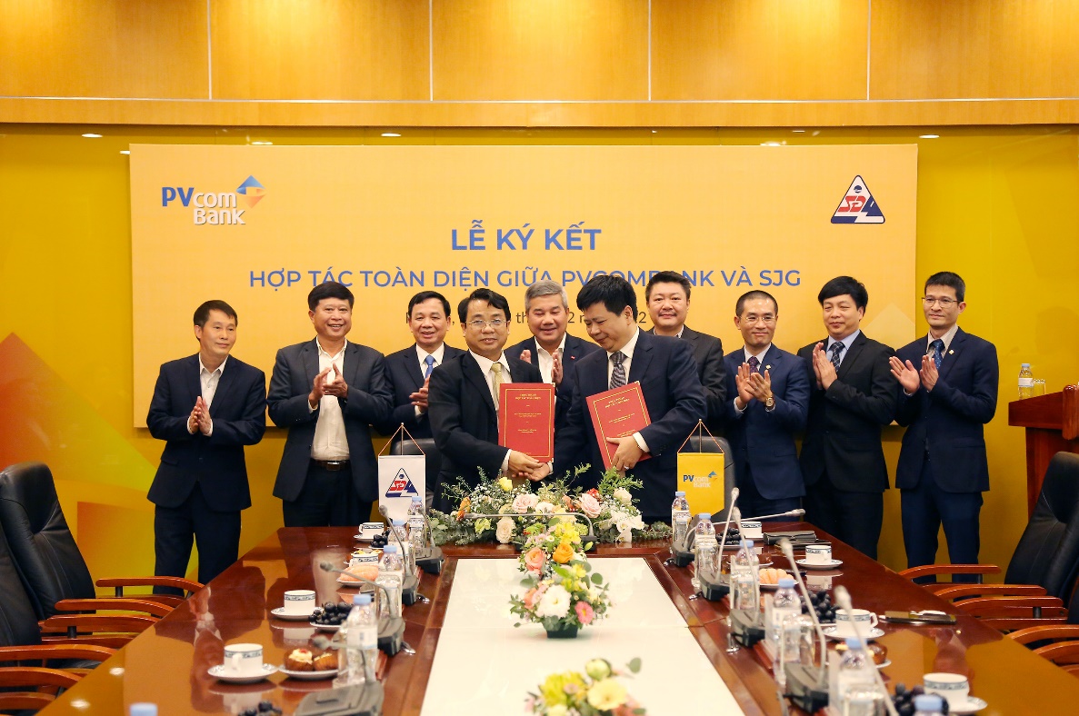 PVcomBank k&yacute; thỏa thuận hợp t&aacute;c to&agrave;n diện với Tổng C&ocirc;ng ty S&ocirc;ng Đ&agrave; - Ảnh 1.