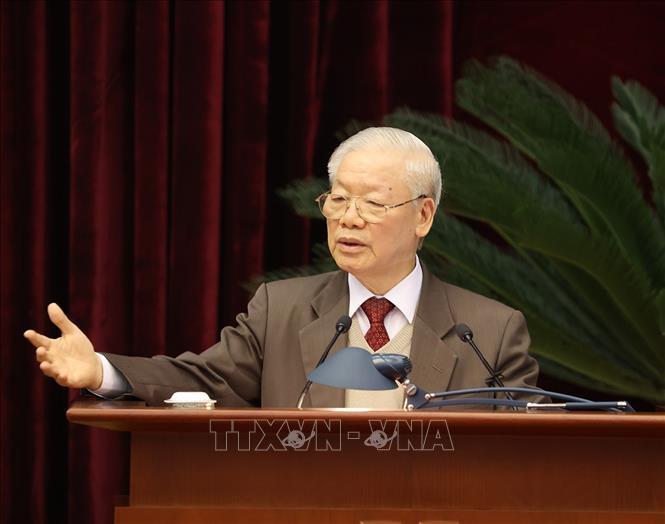 Bộ Ch&iacute;nh trị gặp mặt nguy&ecirc;n l&atilde;nh đạo cấp cao của Đảng, Nh&agrave; nước - Ảnh 5.