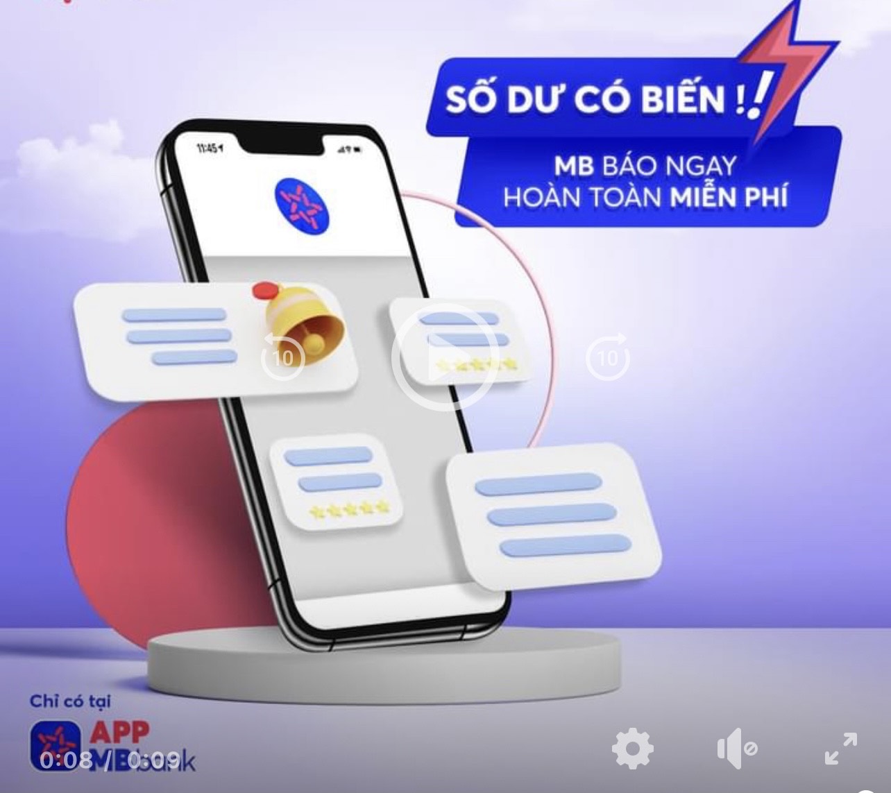 MB m&aacute;ch bạn c&aacute;ch nhận biến động số dư t&agrave;i khoản với mức ph&iacute; 0 đồng - Ảnh 1.