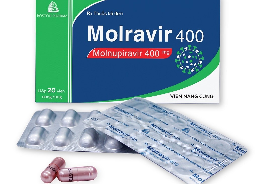 Giá bán lẻ thuốc kháng virus Molnupiravir từ hơn 8.000 đồng đến 12.500 đồng/viên