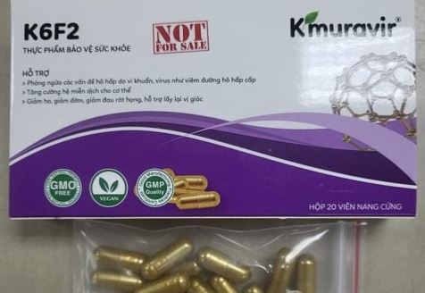 Cảnh báo sản phẩm K6F2 Kmuravir bán trao tay chữa hậu Covid-19