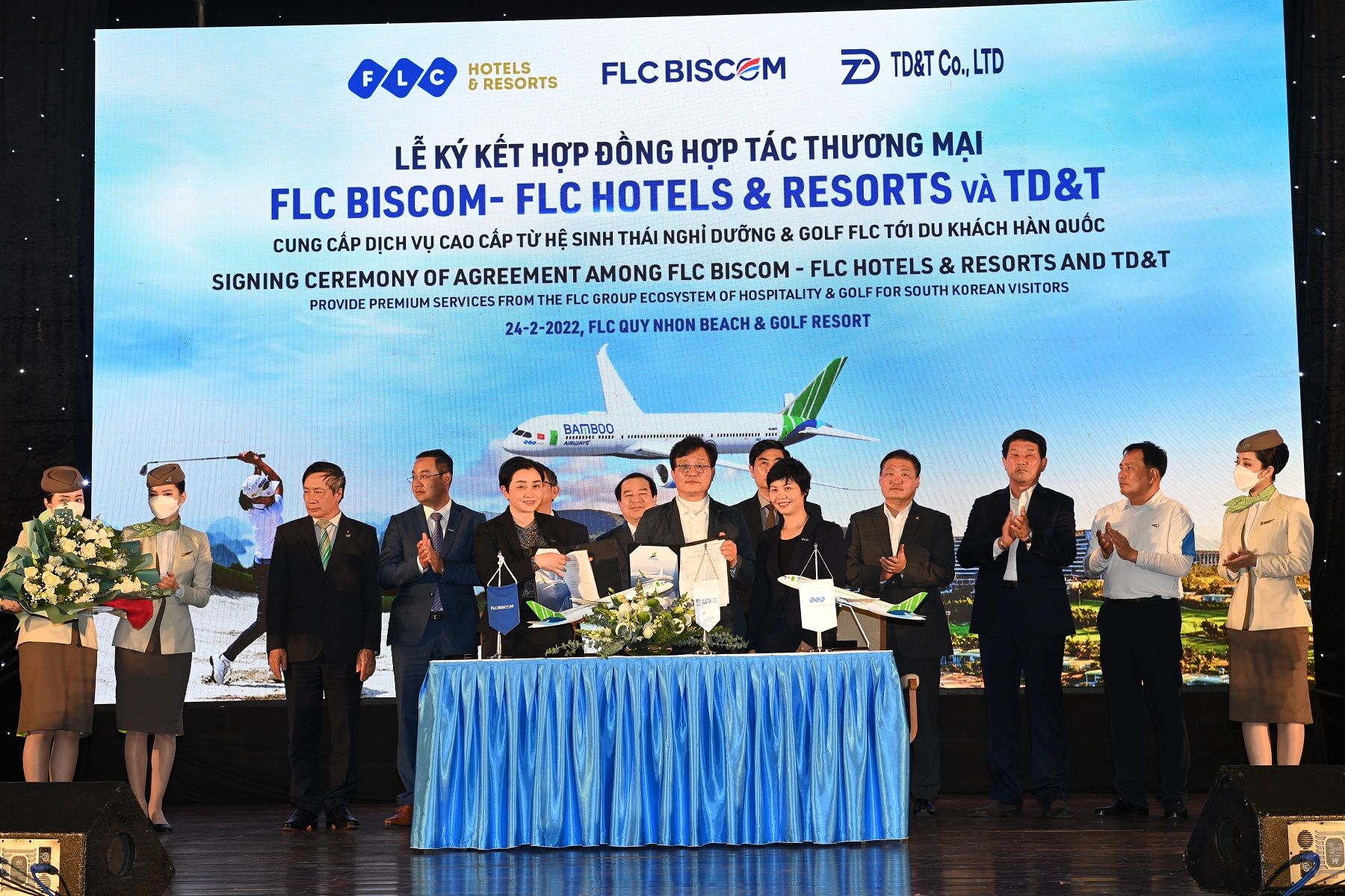 30 chuyến bay Bamboo Airways đưa khách Hàn Quốc đến FLC Quy Nhơn trong quý 2/2022