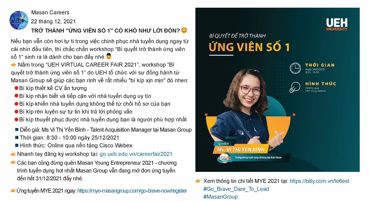 Bạn đang muốn ph&aacute;t triển sự nghiệp? Masan Careers l&agrave; nơi kh&ocirc;ng thể bỏ qua - Ảnh 3.