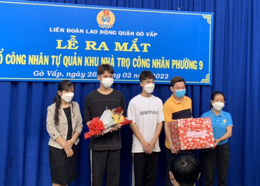 Thành lập tổ công nhân tự quản khu nhà trọ