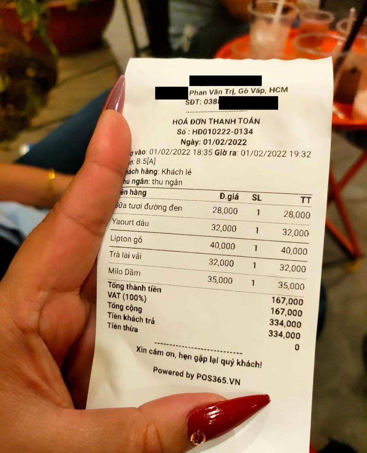 Sự thật về tờ hóa đơn lạ ở TP HCM gây bão mạng xã hội - Ảnh 1.