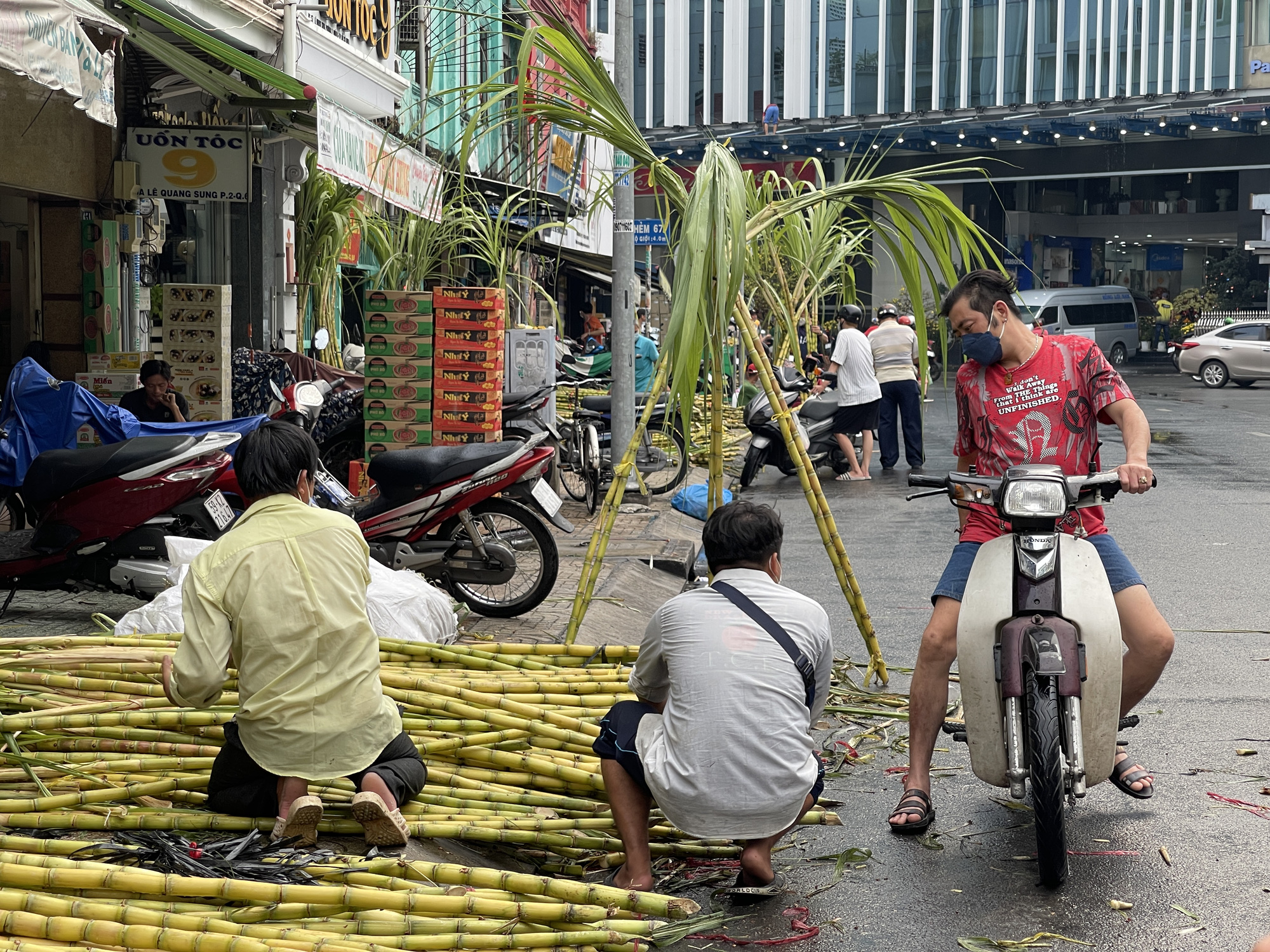 Đội mưa đi mua mía vàng - Ảnh 3.