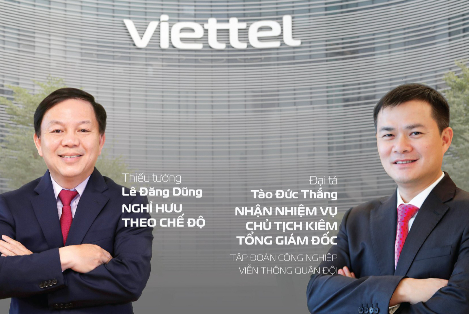 Viettel chính thức bàn giao vị trí Chủ tịch kiêm Tổng Giám đốc cho ông Tào Đức Thắng